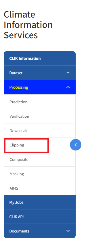 (Figure 1-9-1) Select Clipping Menu