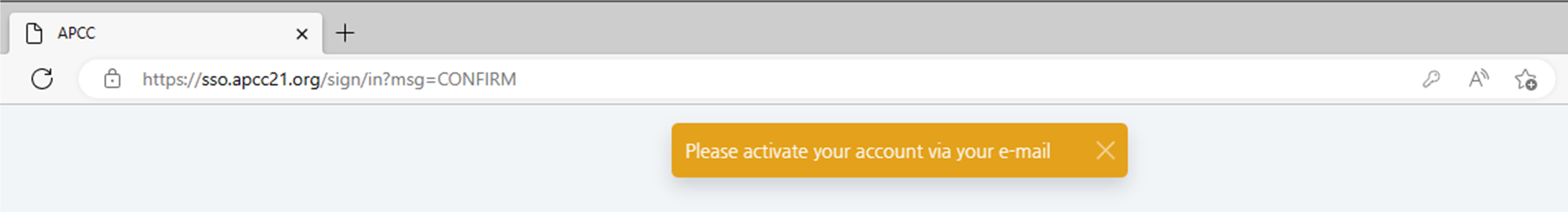 (그림 2-3-5) 회원가입 완료 팝업 메시지