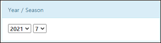 (그림 3-3-4) 연도와 시즌을 선택