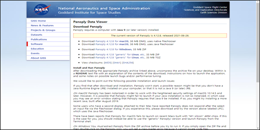 (그림 4-4-1) Panoply Download 홈페이지